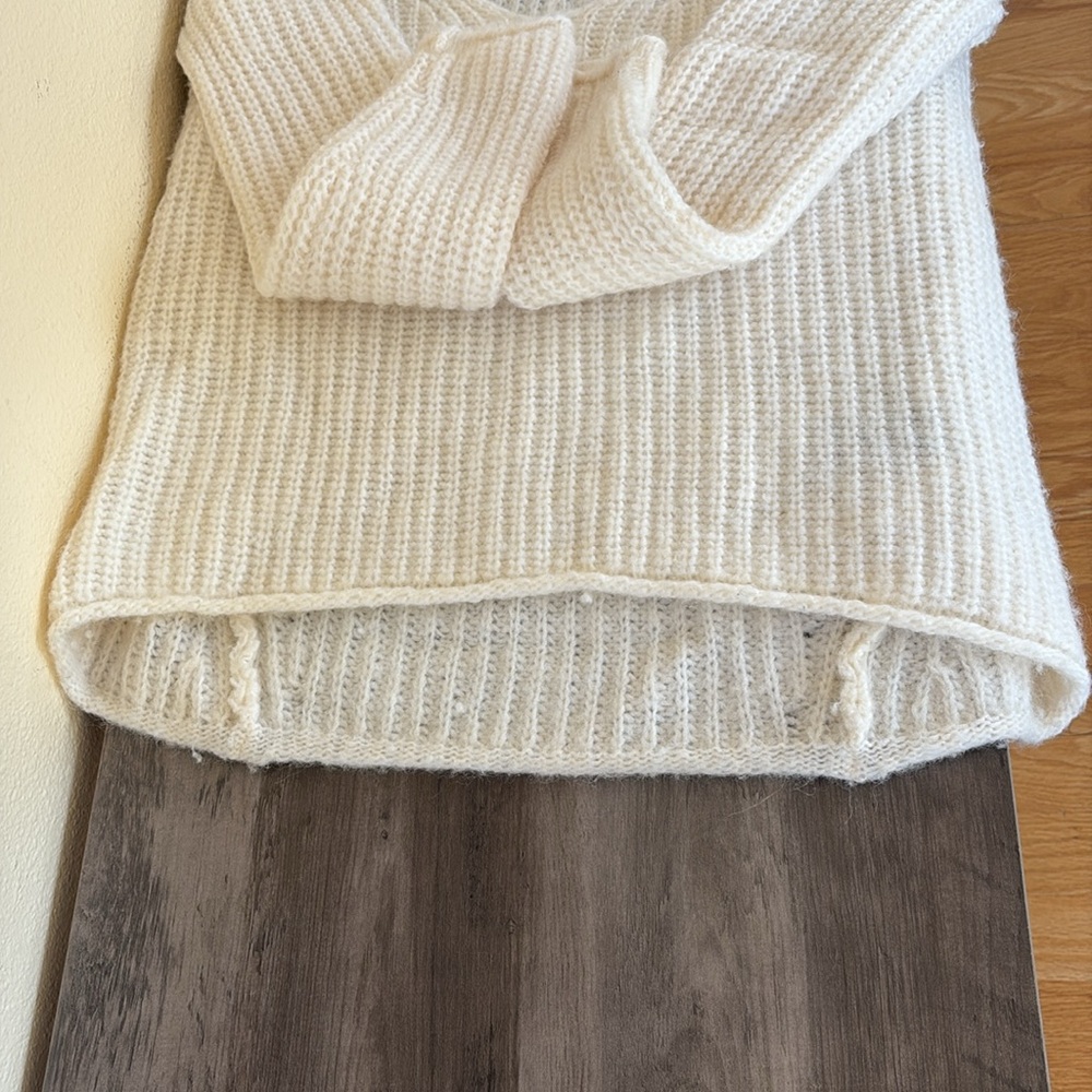 Rag & Bone XS Women's White/Cream Knit Sweater - Picture 8 of 11